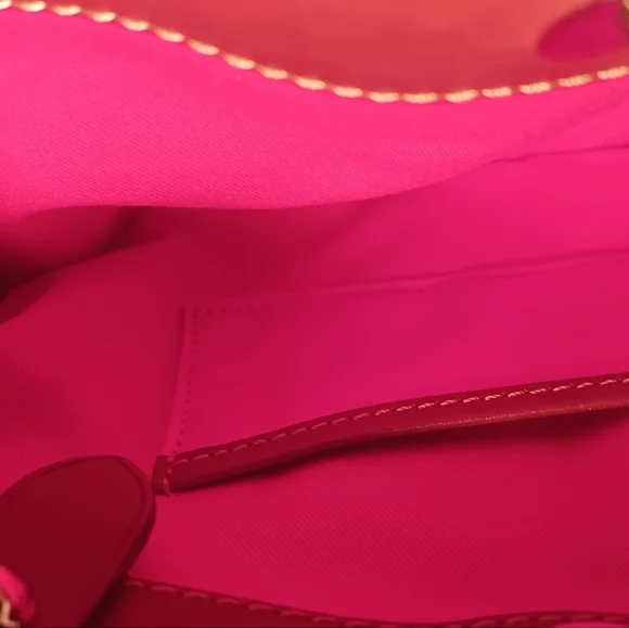 Dooney & Bourke Gretta Brenna Large Top Handle Red Valentine's Inside Bag NWT - Picture 5 of 11